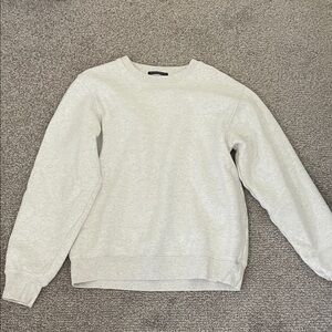 Brandy Melville white/grey sweatshirt